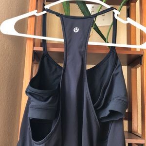 Lululemon Athletica black run top